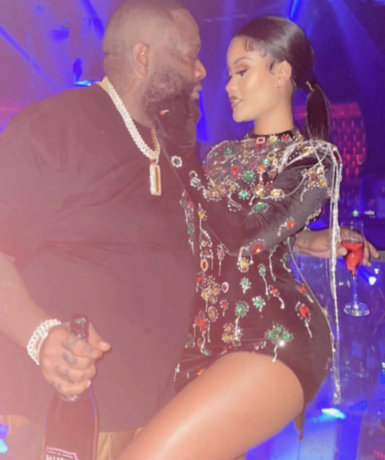 Rick Ross na Hamisa Mobetto bongeye kugaragara bishimanye bari murukundo.amafoto.