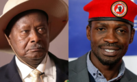 Bobi Wine’ utavuga rumwe n’ubutegetsi bwa Uganda yubahutse  Perezida Yoweri Kaguta Museveni.