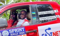 azakinana na Giancarlo Davite muri ’Huye Rally 2024’.