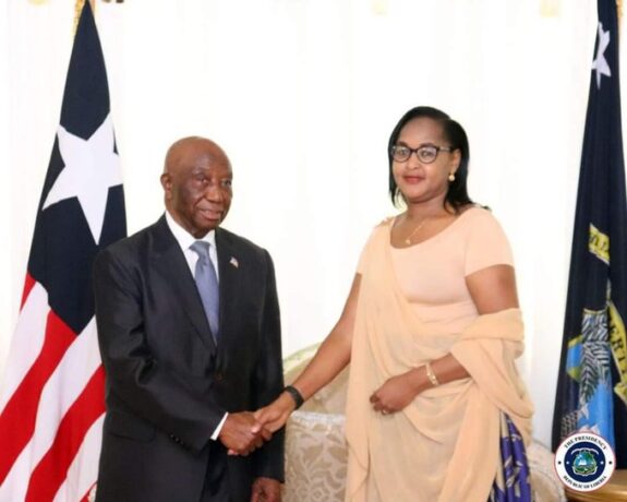 yatanze impapuro zo guhagararira u Rwanda muri Liberia