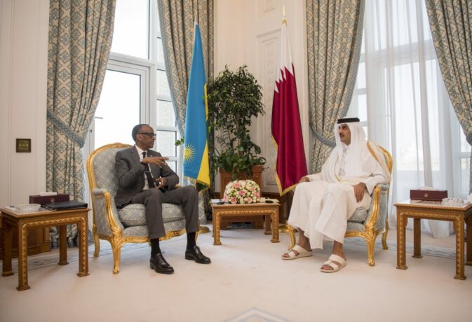 Sheikh Tamim yashimiye Perezida Kagame wongeye gutorerwa kuyobora u Rwanda