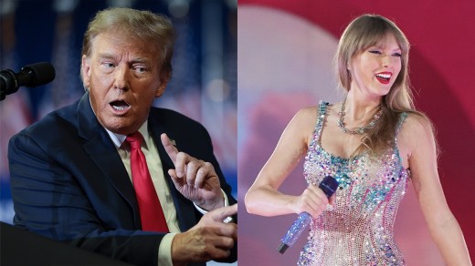 Taylor Swift yateye umugongo Trump