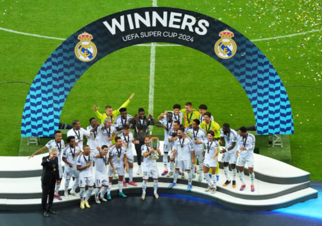 Real Madrid yegukanye UEFA Super Cup