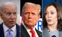 Trump yashinje Biden na Kamala Harris gushaka  kumwivugana