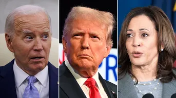 Trump yashinje Biden na Kamala Harris gushaka  kumwivugana