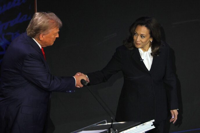 ikiganiro mpaka cyahuje Donald Trump na Kamala Harris cyaranzwe no gushinjanya hagati yabo 